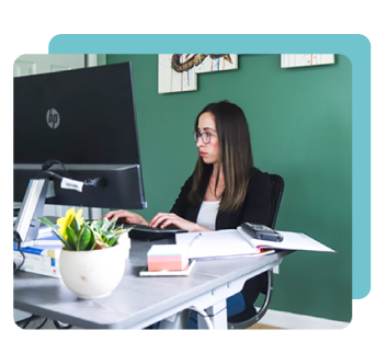 USCI Accounting Student at work Accounting Student at work