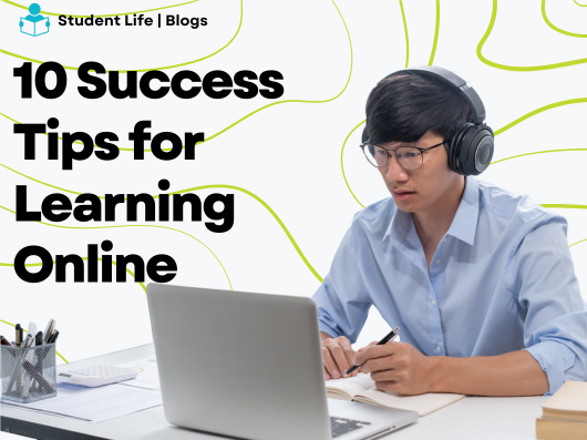 Tips for online learning title card
