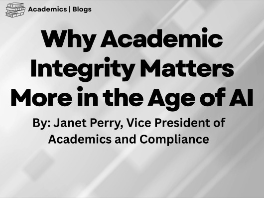 Why academic integrity matters more in the age of AI Academic integrity in the age of AI